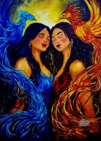 Twin Phoenix Rising - Gemini – Image 1