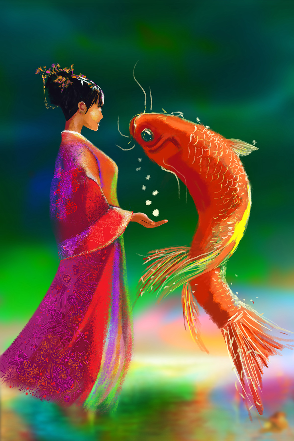 The Koi Whisperer – Medium Size