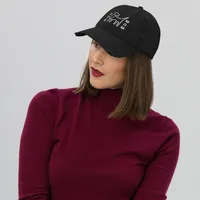 Distressed  Hat: Dog Mom – Image 1