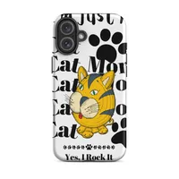 Tough Case for iPhone®: Just A Cat Mom – Image 21