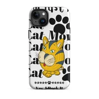 Tough Case for iPhone®: Just A Cat Mom – Image 25