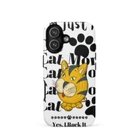 Tough Case for iPhone®: Just A Cat Mom – Image 18