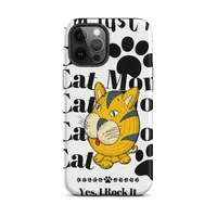 Tough Case for iPhone®: Just A Cat Mom – Image 8