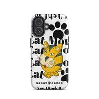 Tough Case for iPhone®: Just A Cat Mom – Image 22