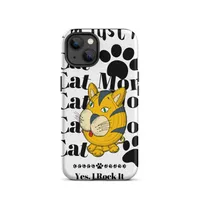 Tough Case for iPhone®: Just A Cat Mom – Image 6