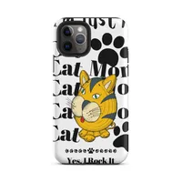 Tough Case for iPhone®: Just A Cat Mom – Image 13