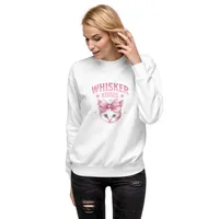 Unisex Premium Sweatshirt: Whisker Kisses II – Image 1