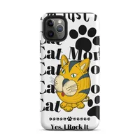 Tough Case for iPhone®: Just A Cat Mom – Image 12