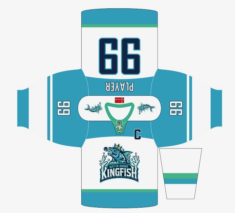 Baton Rouge Kingfish Away Jersey – Image 2