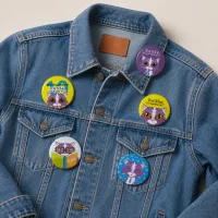 Bubba the Purple Cat 10th Anniversary Collectible Pin Pack – Image 3