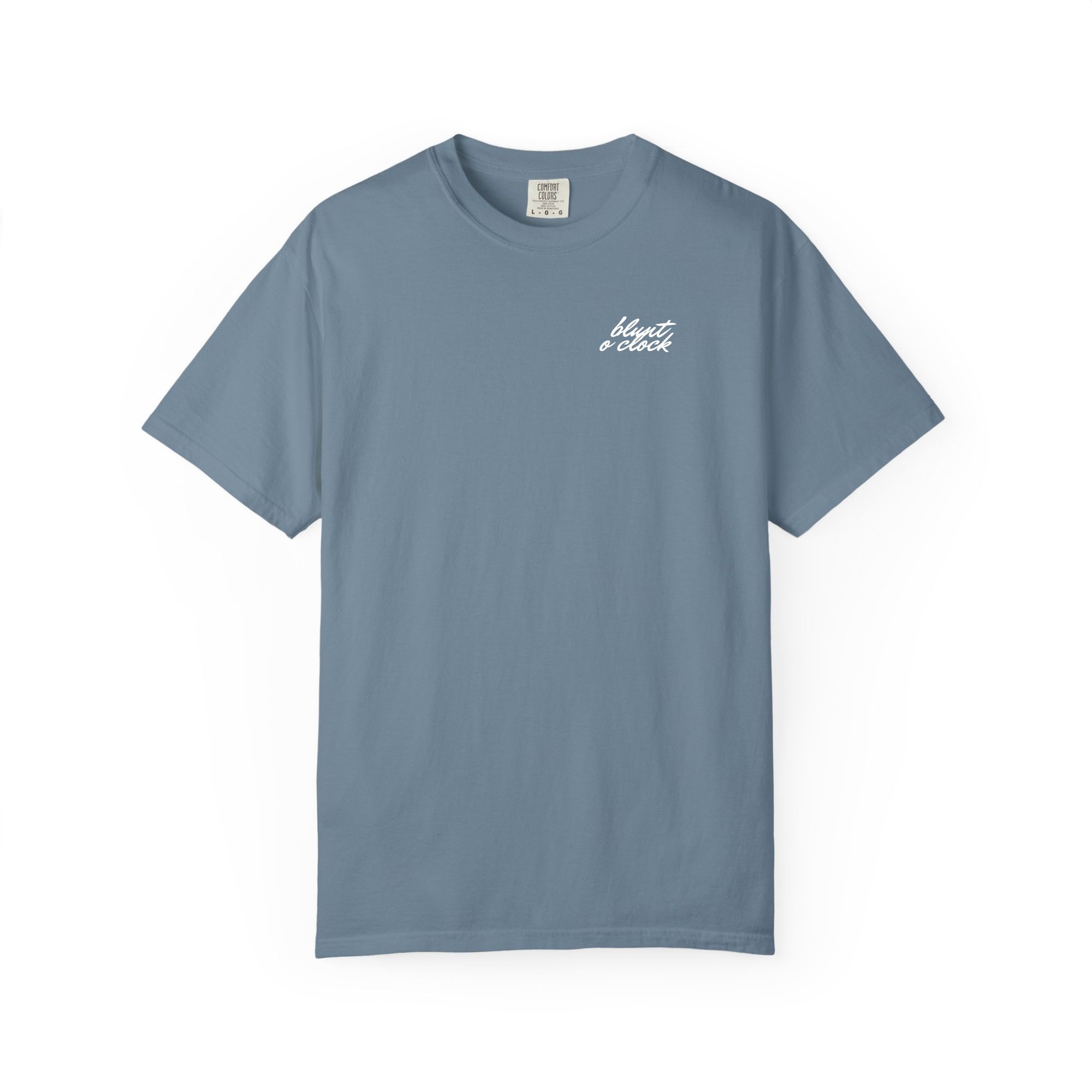 Ice Blue BOC Text T-Shirt – XL