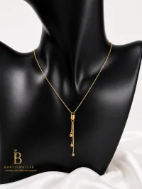 18k Gold Necklace 18” 1g  – Image 1