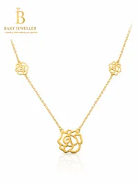 18k Gold Necklace 16” 2.4g – Image 3