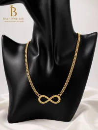18k Gold Necklace 20” 7.4g – Image 1