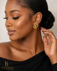  18k Gold Earring  – Image 1
