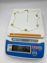 18k Gold Necklace 16” 4.5g - Monotone – Image 2