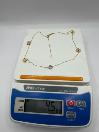 18k Gold Necklace 16” 4.5g – Image 2