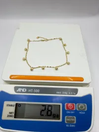 18k Gold Anklet 2.8g – Image 2