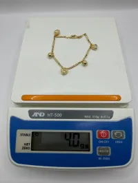 18k Gold Bracelet 4g – Image 2