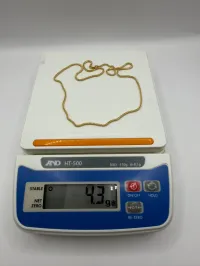 18k Gold Chain 4.3g – Image 3