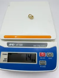 18k Gold Children Earring 1.4g – Image 2
