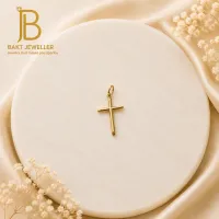 18k Gold Cross Pendant 1.2g – Image 1