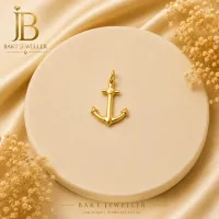 18k Gold Anchor Pendant  – 1.5g