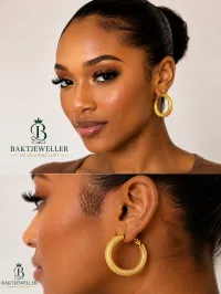 18k Gold Earring 3.9g – Image 1