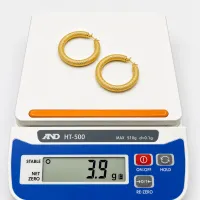 18k Gold Earring 3.9g – Image 2