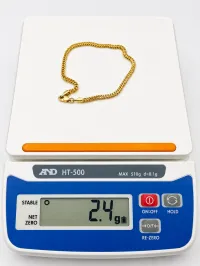 18k Gold Bracelet 2.4g – Image 2