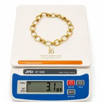 18k Gold Bracelet 3.1g – Image 2