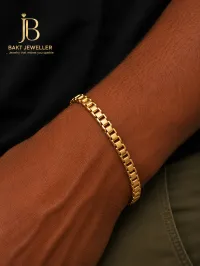 18k Gold Bracelet Men 8.3g – Image 1