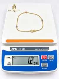 18k Gold Bracelet 1.2g – Image 2