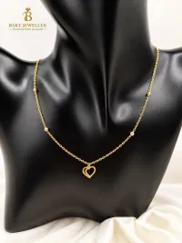 18K Gold Necklace 0.9g – Image 1