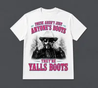 Ryan Charles Yalls Boots White T-Shirt – Image 1