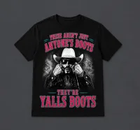 Ryan Charles Yalls Boots Black T-Shirt – Image 1