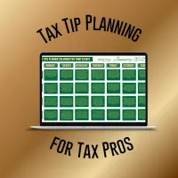 90 Day Tax Tips Planner for Tax Pros – Image 1