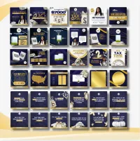 Blue Luxe Content Kit – Image 1
