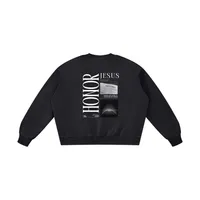 "HONOR" V2 | Boxy Vintage Washed Sweatshirt – Image 2