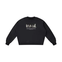 "TRAVAIL" V2 | Boxy Vintage Washed Sweatshirt – Image 1