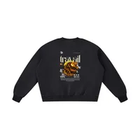 "TRAVAIL" V2 | Boxy Vintage Washed Sweatshirt – Image 2