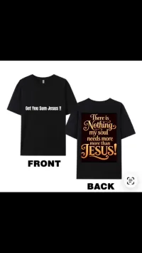 Custom Get You Sum Jesus !! T-Shirt – Image 2