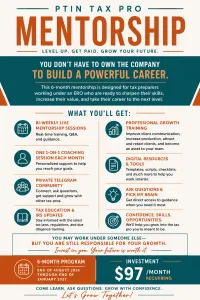 PTIN Tax Pro Mentorship – Image 1