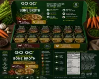 Signature Bacon & Beef & Chicken Bone Broth & Vegetable Soup Bowl  – Image 1