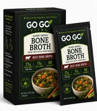 Go Go Vital™ Beef & Chicken Bone Broth & Vegetable Soup Pack  – Image 3