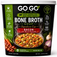 Signature Bacon & Beef & Chicken Bone Broth & Vegetable Soup Bowl  – Image 3