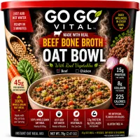 Oak Meal Beef Bone Broth with Vegetables Bowl – Image 1