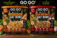 Combo Oak Meal Beef & Chicken Bone Broth with Vegetables Bowl – Image 1
