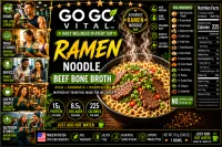 Combo Ramen Beef & Chicken Bone Broth with Vegetables Bowl – Image 2