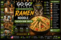 Combo Ramen Beef & Chicken Bone Broth with Vegetables Bowl – Image 3